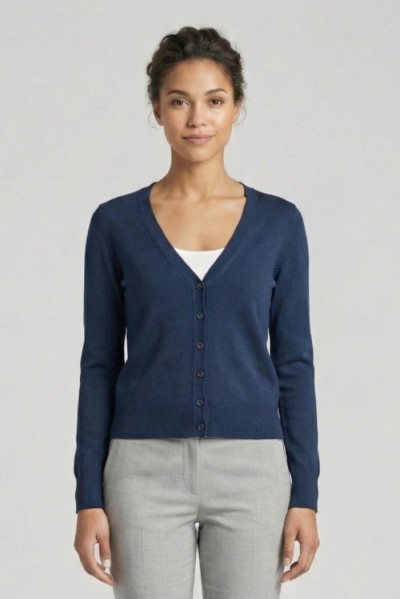 Markup cardigan scollo a V in misto viscosa MW10003 — 805219040078085_1