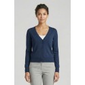 Markup cardigan scollo a V in misto viscosa MW10003 [d4b7b051]