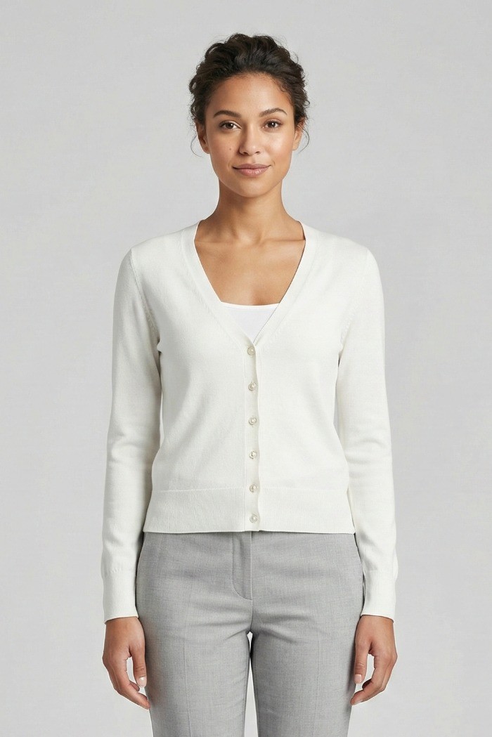 Markup cardigan scollo a V in misto viscosa MW10003 [0dc8c112]