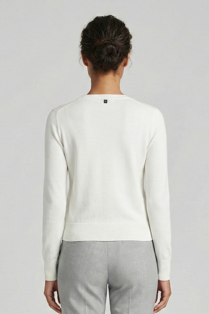 Markup cardigan scollo a V in misto viscosa MW10003 [d4ee821f]