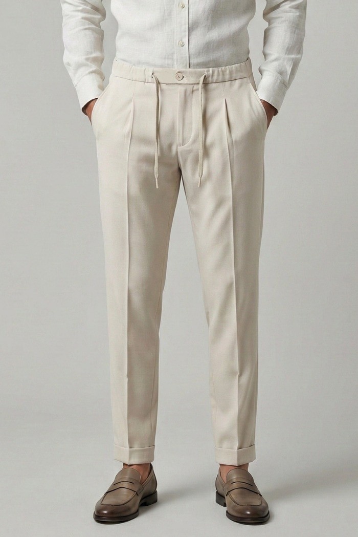 Squad2 pantalone con laccio in misto viscosa Orvieto226051 [e5d258bb]