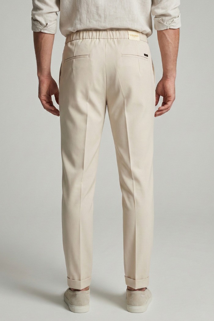 Squad2 pantalone con laccio in misto viscosa Orvieto226051 [3cf41bb6]