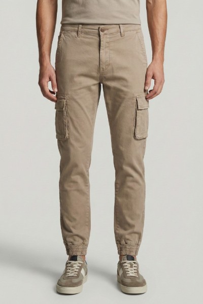 Squad2 pantalone cargo in cotone stretch Argentati226001 — 805219040078257_1