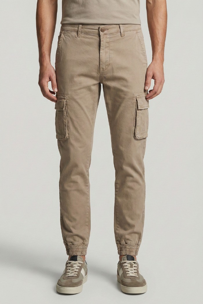 Squad2 pantalone cargo in cotone stretch Argentati226001 [5c3b5a66]