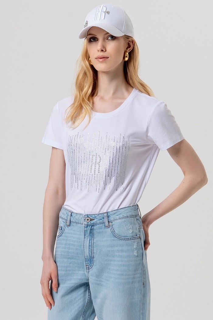 Fracomina jeans carrot mom fit in denim con lavaggio chiaro fp26svd005d47103 [1a29ebdc]
