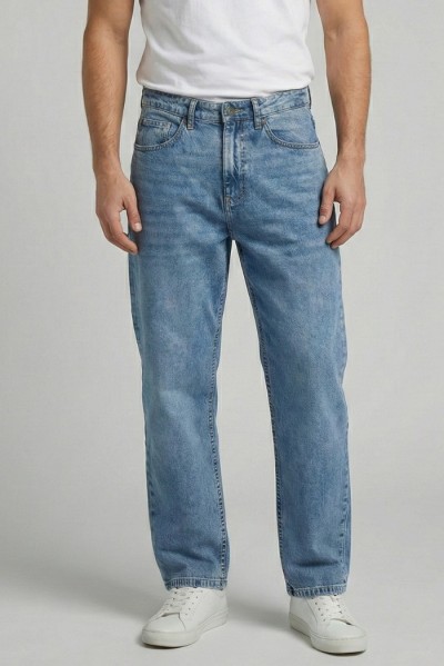 Urban Ring jeans loose fit in denim di cotone stretch UR1150011 — 805219040078289_1