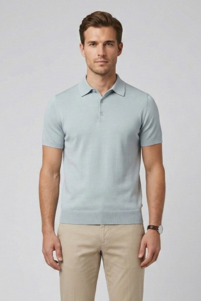 Markup polo da uomo in maglia MK10005 [c742c512]