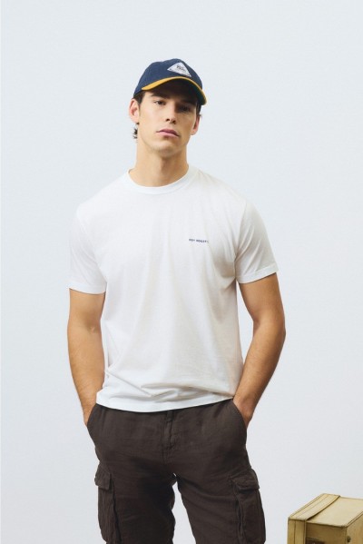 Roy Roger's t-shirt girocollo in jersey Supima RRU90049CG060569 — 805219040078300_1
