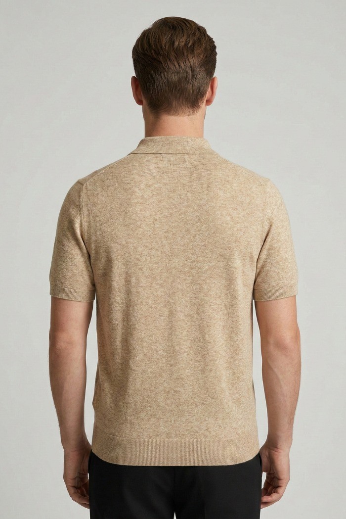 Markup polo in misto lino MK1900046 [5c1b7889]
