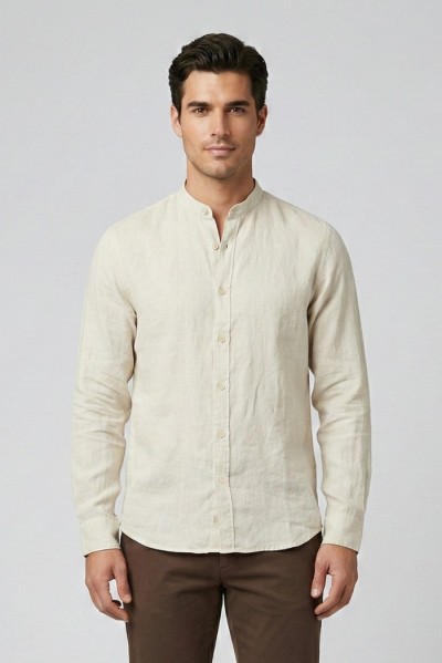 Markup camicia coreana in lino MK13002 [ffd07885]