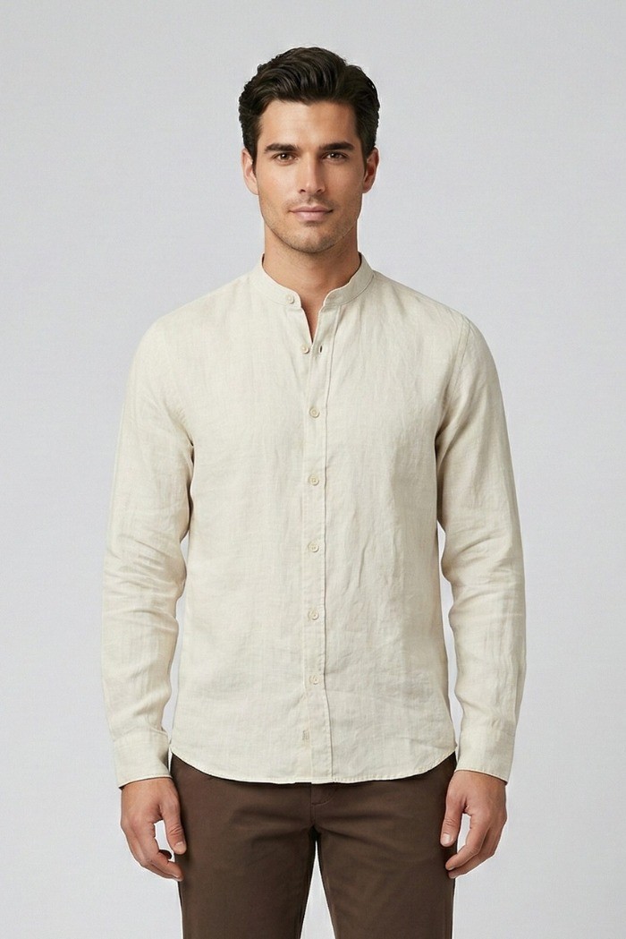 Markup camicia coreana in lino MK13002 [ffd07885]