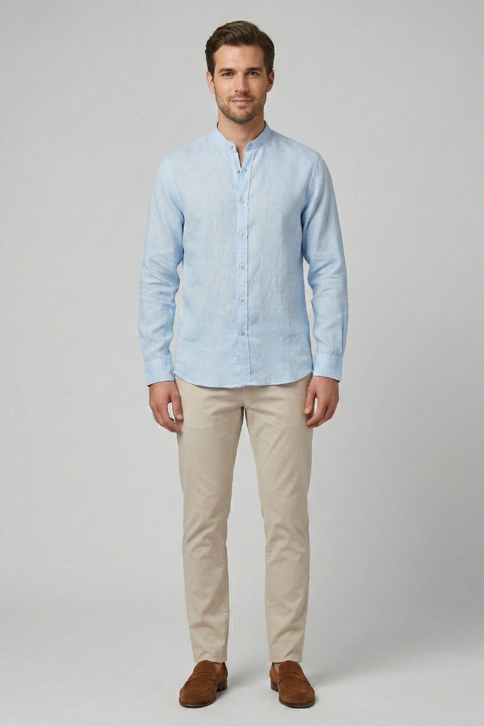 Markup camicia coreana in lino MK13002 [26719750]