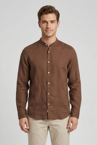 Markup camicia coreana in lino MK13002 — 805219040078174_7