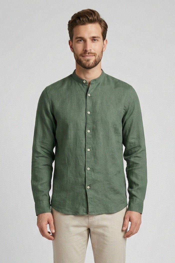 Markup camicia coreana in lino MK13002 [ba60b769]