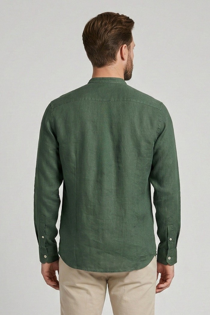 Markup camicia coreana in lino MK13002 [6346f464]