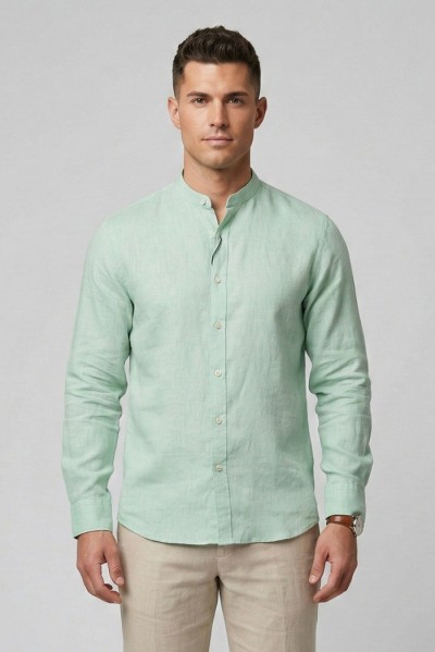 Markup camicia coreana in lino MK13002 [42b8c9e6]