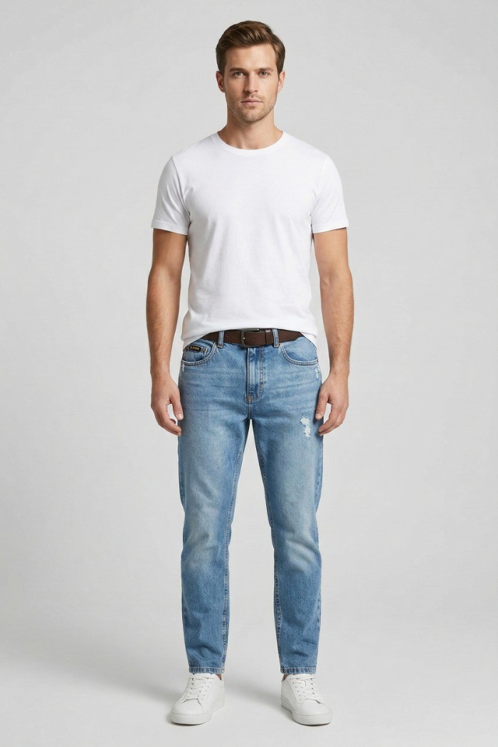 Squad2 jeans in denim di cotone Los Angeles226005 Lav.2 [bc5c7d97]