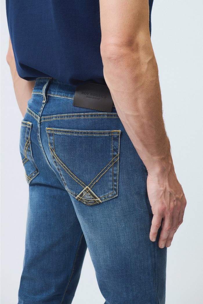 Roy Roger's jeans in denim di cotone stretch New 529 Ice rru118d0211445 [eb741cff]