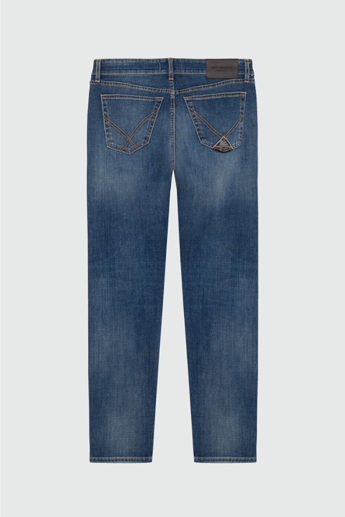 Roy Roger's jeans in denim di cotone stretch New 529 Ice rru118d0211445 [370218ec]