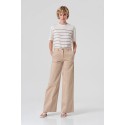 Fracomina pantalone flare a palazzo in gabardina fs26sv3011w40101 [51afca5f]