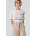 Fracomina pantalone flare a palazzo in gabardina fs26sv3011w40101 [88898952]