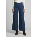 Fracomina pantalone flare a palazzo in gabardina fs26sv3011w40101 [ee67d750]