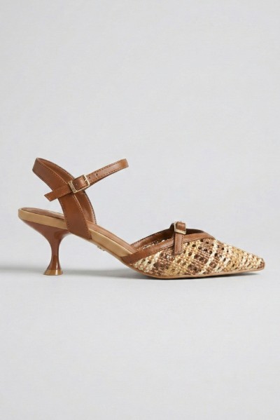 Gold & Gold sandalo con effetto intreccio GY460 [be9a8c79]