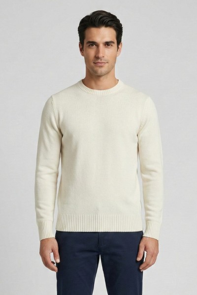 John Richmond maglia girocollo in misto viscosa ump26022mair — 805219040078314_1