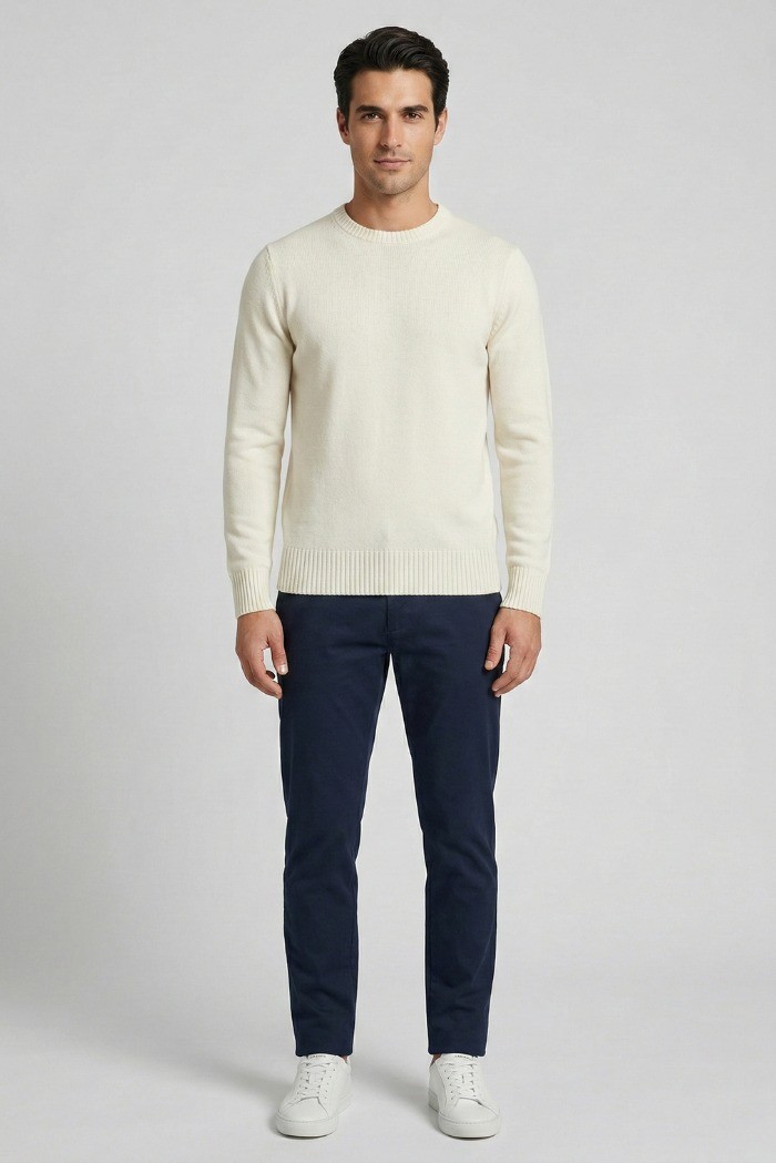 John Richmond maglia girocollo in misto viscosa ump26022mair [f0e92c95]