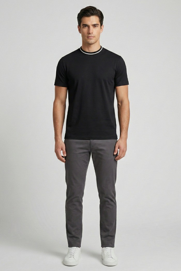 John Richmond t-shirt in misto cotone Chaloni ump26335ts [c80d8d7d]