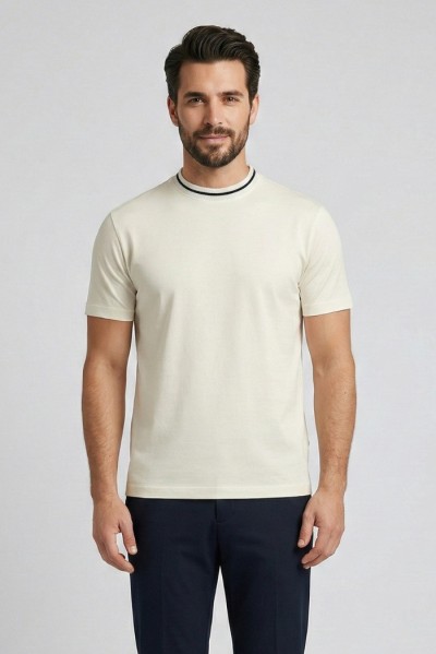 John Richmond t-shirt in misto cotone Chaloni ump26335ts [cf557cbd]