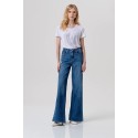 Fracomina jeans flare in denim con lavaggio medio fp26sv3015d45093 [da5e5037]