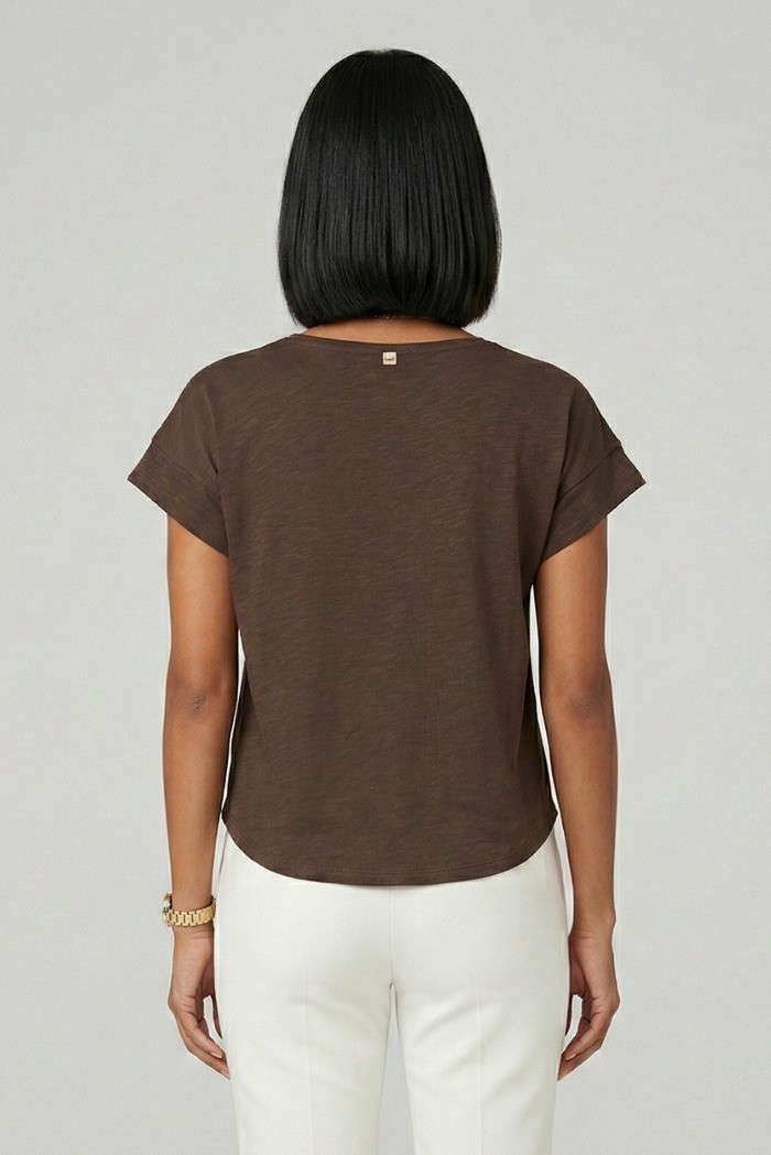 Markup t-shirt manica ampia in cotone MW11007 [dee5b3fe]