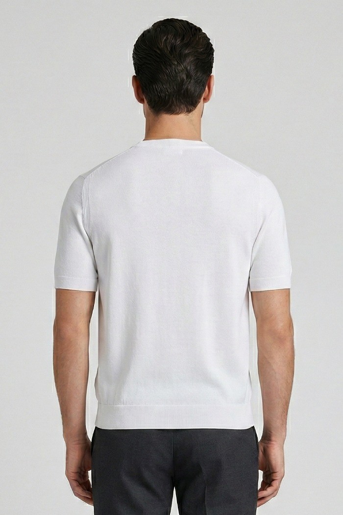 Markup maglia girocollo in misto seta e cotone MK1900048 [ab40863d]