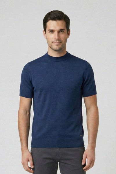 Markup maglia girocollo in misto seta e cotone MK1900048 — 805219040078115_2