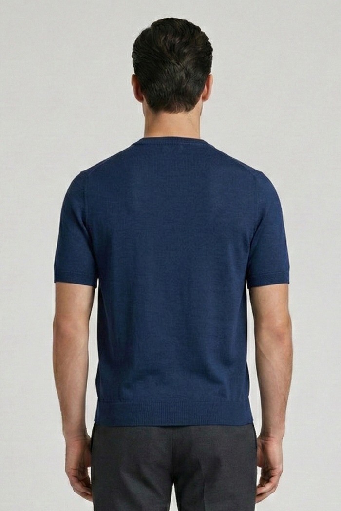 Markup maglia girocollo in misto seta e cotone MK1900048 [305e3c3b]