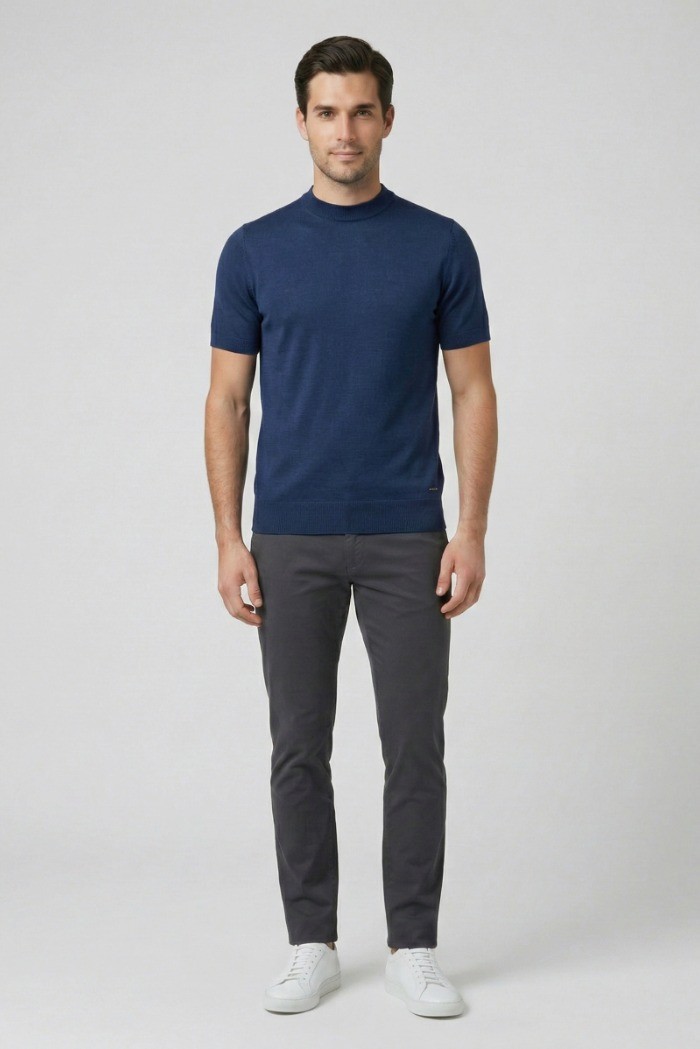 Markup maglia girocollo in misto seta e cotone MK1900048 [8743fd3f]