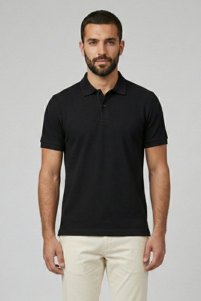 Markup polo in piquet di cotone MK11001 — 805219040078133_2