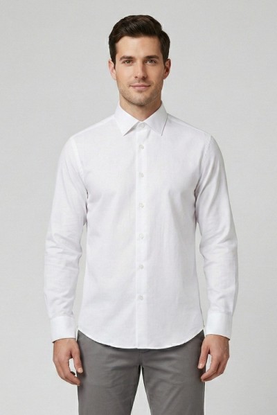 Markup camicia slim fit in cotone MK1930060 [66f15103]
