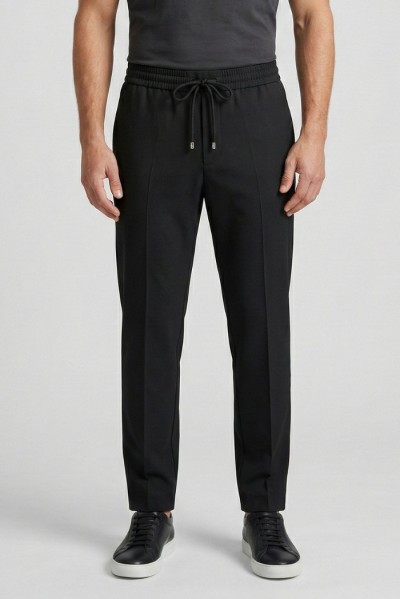John Richmond pantalone in poliviscosa con laccio Vexon ump26044pahb — 805219040078312_2