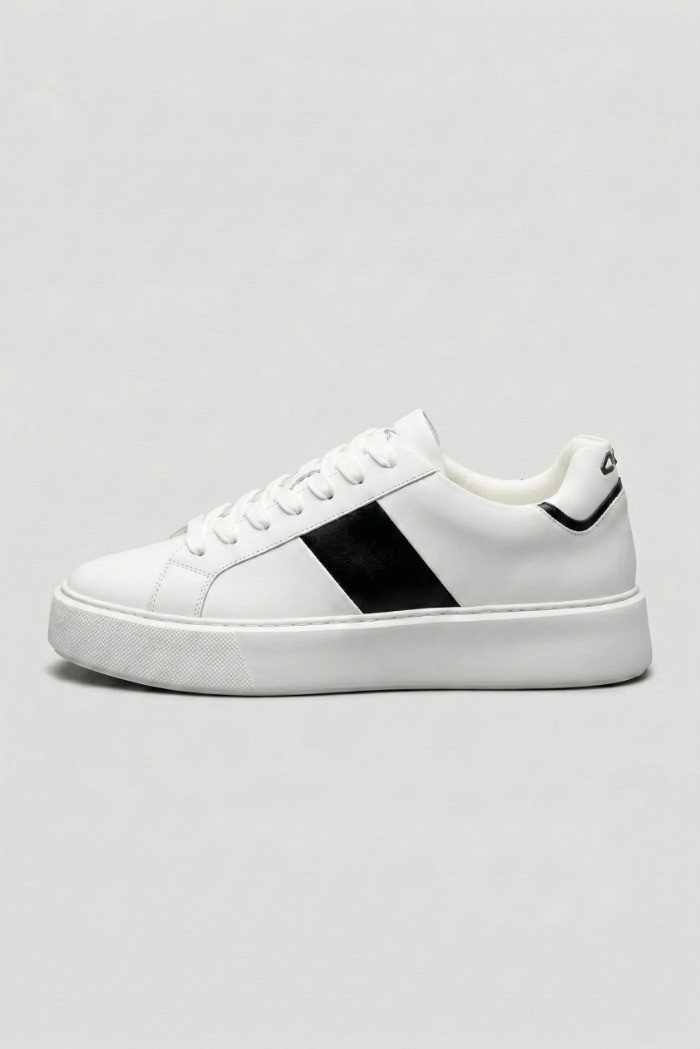 4US Paciotti sneaker in pelle con logo 1228-3 [8511e363]