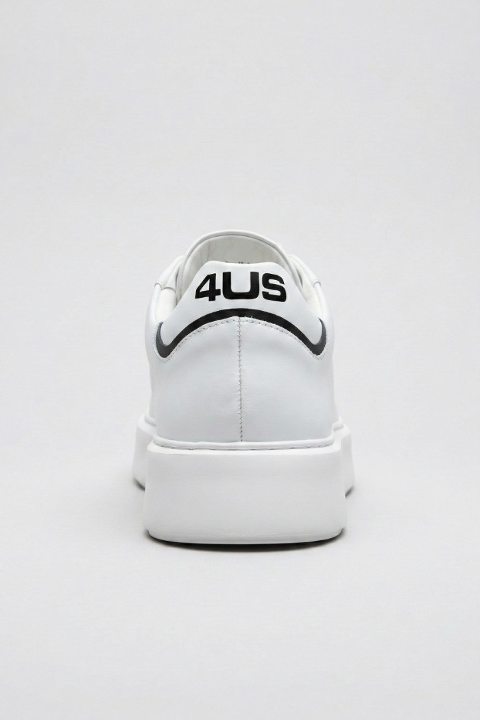 4US Paciotti sneaker in pelle con logo 1228-3 [375c6579]