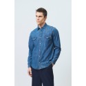 Roy Roger's camicia Martin Cobalt Stone rru400cg343161 [a6fd8a29]