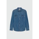 Roy Roger's camicia Martin Cobalt Stone rru400cg343161 [7a8b8e3a]