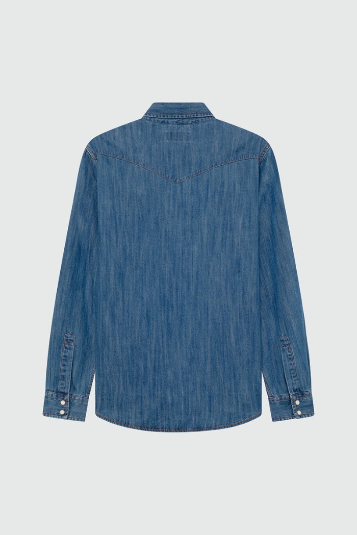 Roy Roger's camicia Martin Cobalt Stone rru400cg343161 [a3adcd37]