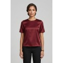 Markup blusa girocollo in raso MW11009 [c43df631]