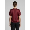 Markup blusa girocollo in raso MW11009 [1d1bb53c]