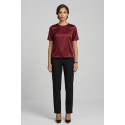 Markup blusa girocollo in raso MW11009 [aa067438]