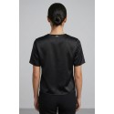 Markup blusa girocollo in raso MW11009 [24f2deb4]