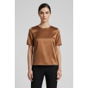 Markup blusa girocollo in raso MW11009 [cbe9e9b4]